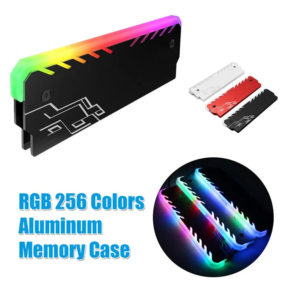 

1 Pcs Memory RAM Heatsink RGB Cooler Heat Sink Cooling DDR Chipset Cooling Vest QJY99