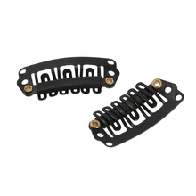 40 шт./компл. черный U Форма парик зажимы для волос Кепки парик исправить парики тупею клипы волос оснастки клипы аксессуар инструменты