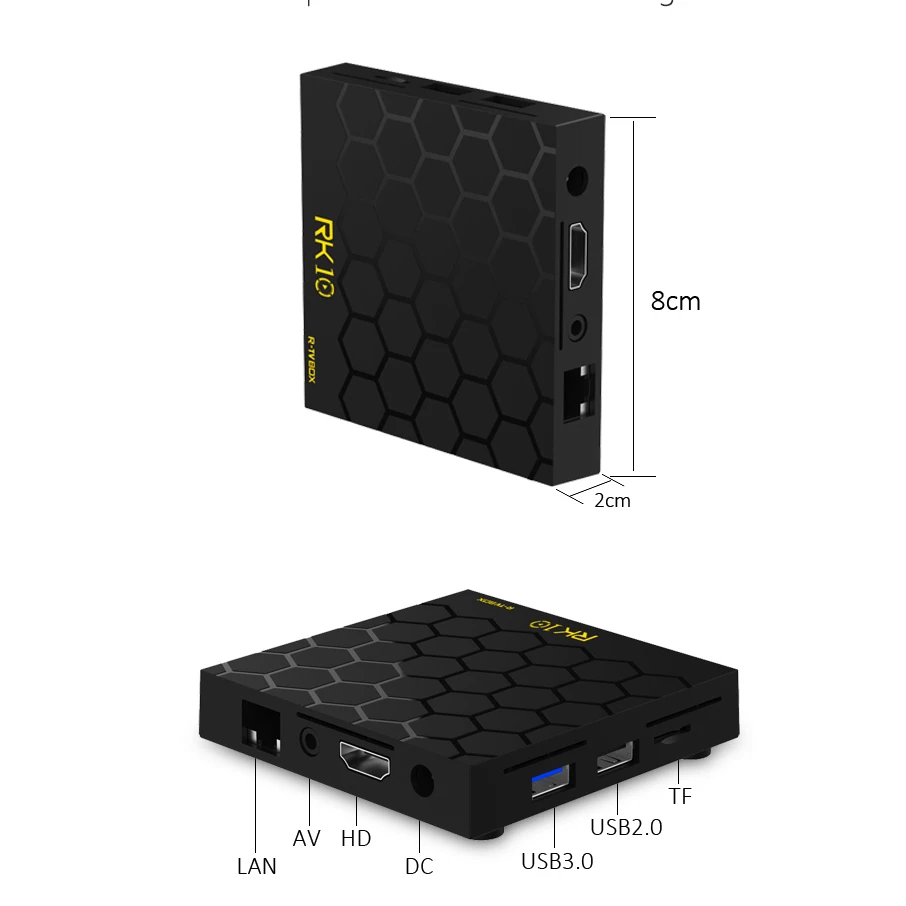 XGODY RK10 Smart Android tv Box медиаплеер RK3328 четырехъядерный процессор 64 бит 2 Гб 16 4G wifi