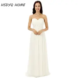 HSDYQ дома дешевые линии Пром вечерние платья 2017 со шнуровкой сзади длинное вечернее платье длиной до пола Длина вечерние платье