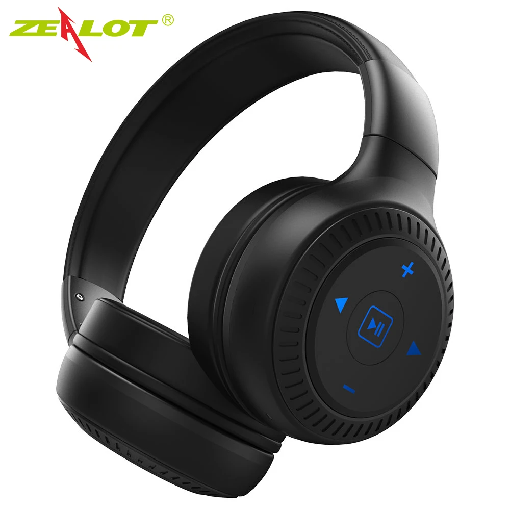 

ZEALOT B20 Wireless Bluetooth Headset with HD Sound Bass Stereo over the ear Headphone with Mic Earphone for iPhone Android