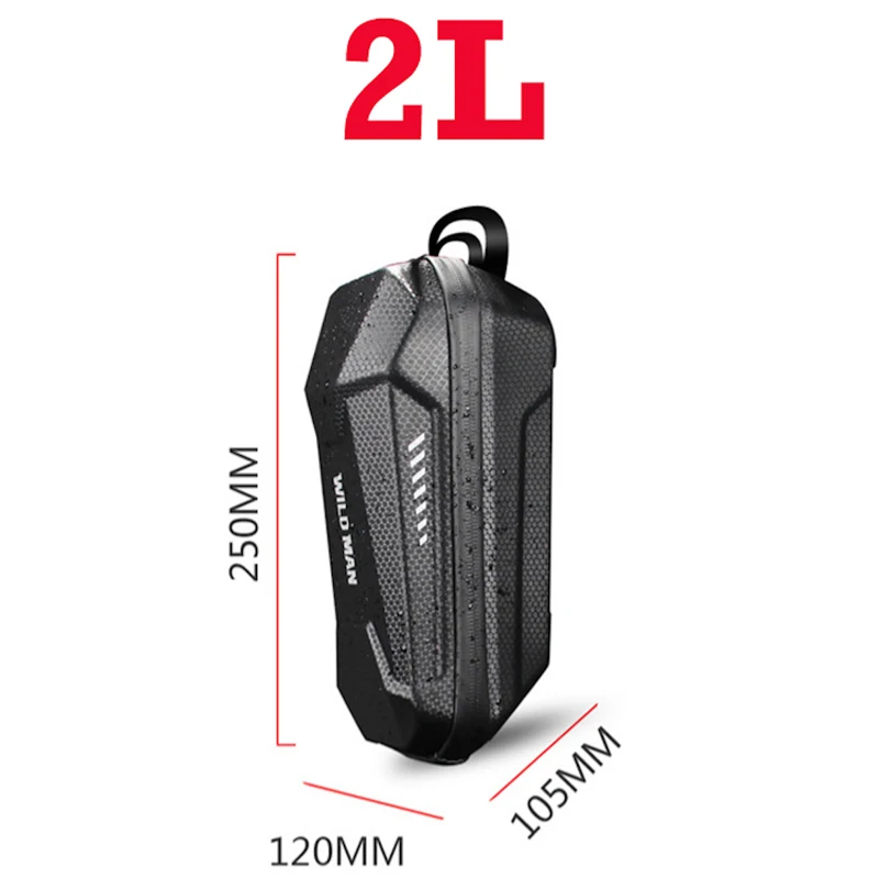 2L bag Самокат ручка оболочка Сумка Для Xiaomi Mijia M365 Pro электрический самокат Ninebot ES1 ES2 зарядное устройство для инструмента батарея бутылка сумка водонепроницаемый - Цвет: 2L bag