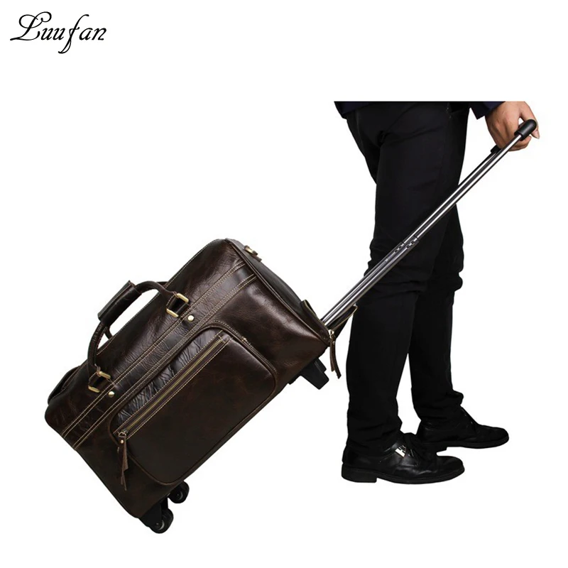 Gvb Bull Cuir Vachette Homme Polochon Sac Bandoulière Voyage Sac Weekend  Valise