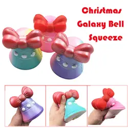 2018 рождественские игрушки милые дети 12 см Анти-Стресс Colorsful хлеб игрушка детей Squeeze Jumbo стресс стрейч PU медленный рост игрушка