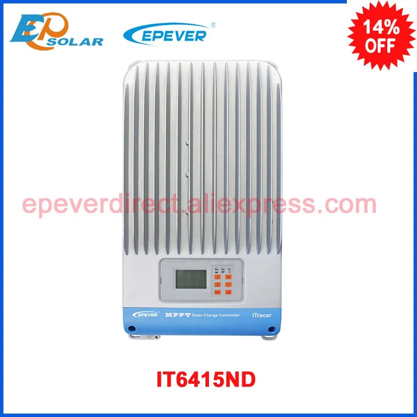 

60A 60amp mppt regulator solar panel system use 36v 2400w 48v 3200w EPsolar IT6415ND built in lcd display excellent quality