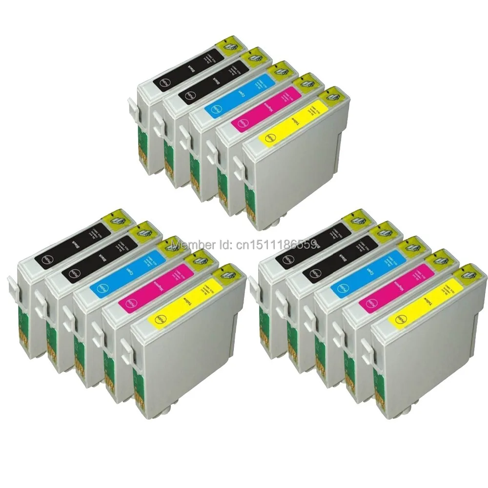 

15 Inks for Stylus D120 DX7400 DX7450 DX8400 DX8450 DX9400F SX205 SX215 office B1100 B40W BX300F BX310FN BX600FW BX610FW