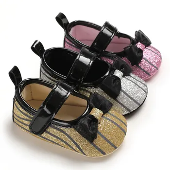 

2020 Toddler Infant Baby Girl Soft Sole Brilliant Bow Sandals Shoes Single Shoes детская обувь kids shoes#G20