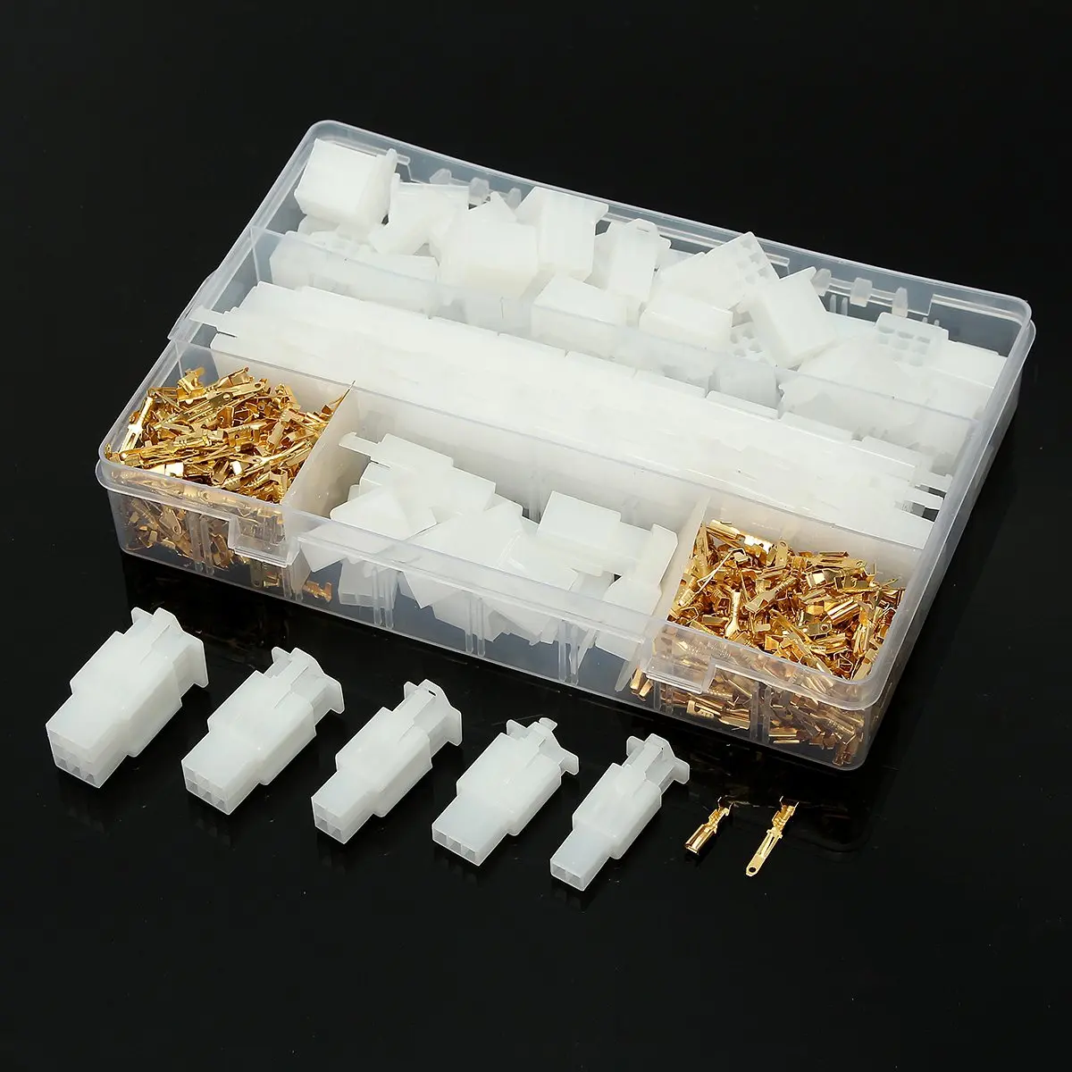 

50 Sets Autos Electrical 2.8 mm 2 3 4 6 9 Pin Electrical Wire Connector Terminal Connectors Female Male