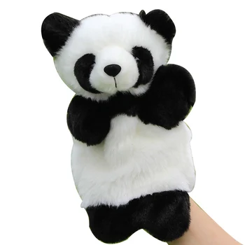 

1Pcs Panda Hand Puppet Baby Kids Plush Doll Educational Toys Preschool Kindergarten Cute Playthings For Baby Child