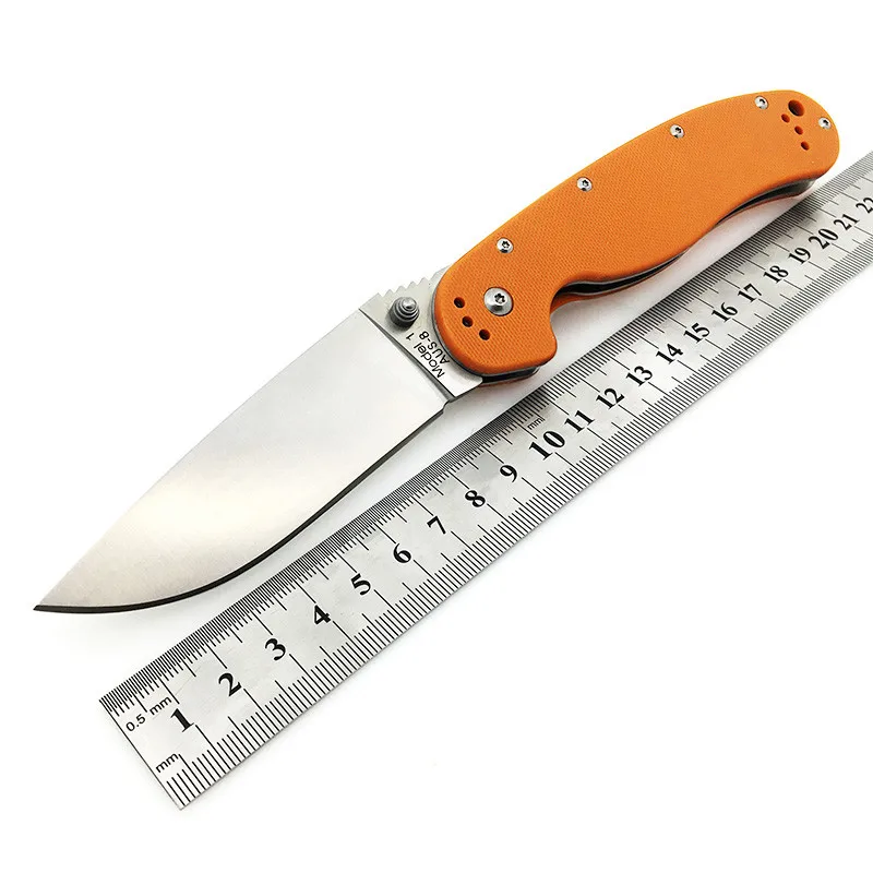 WTT Hunting Folding Pocket Knife AUS8 Blade Tactical Survival Outdoor