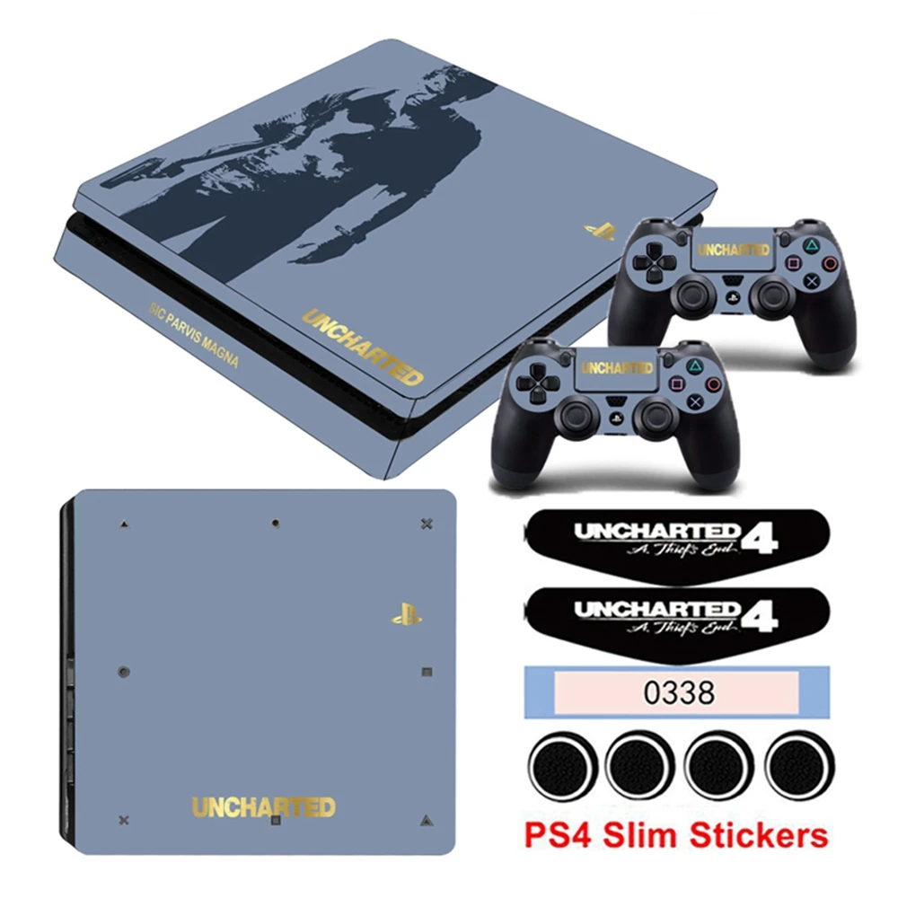 Виниловая игровая наклейка для Playstation4 Slim PS4 наклейки и защитное устройство