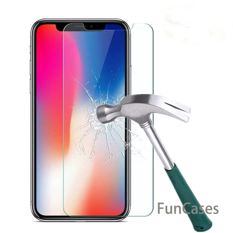 

Tempered glass For iPhone XSMax X 9H Screen protector Flim Cover guard glass For iPhone X XS Max XR Toughened pouzdra Protect