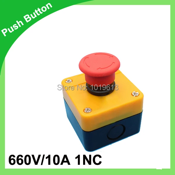 

Emergency Stop Push Button 660V Switch 1NC