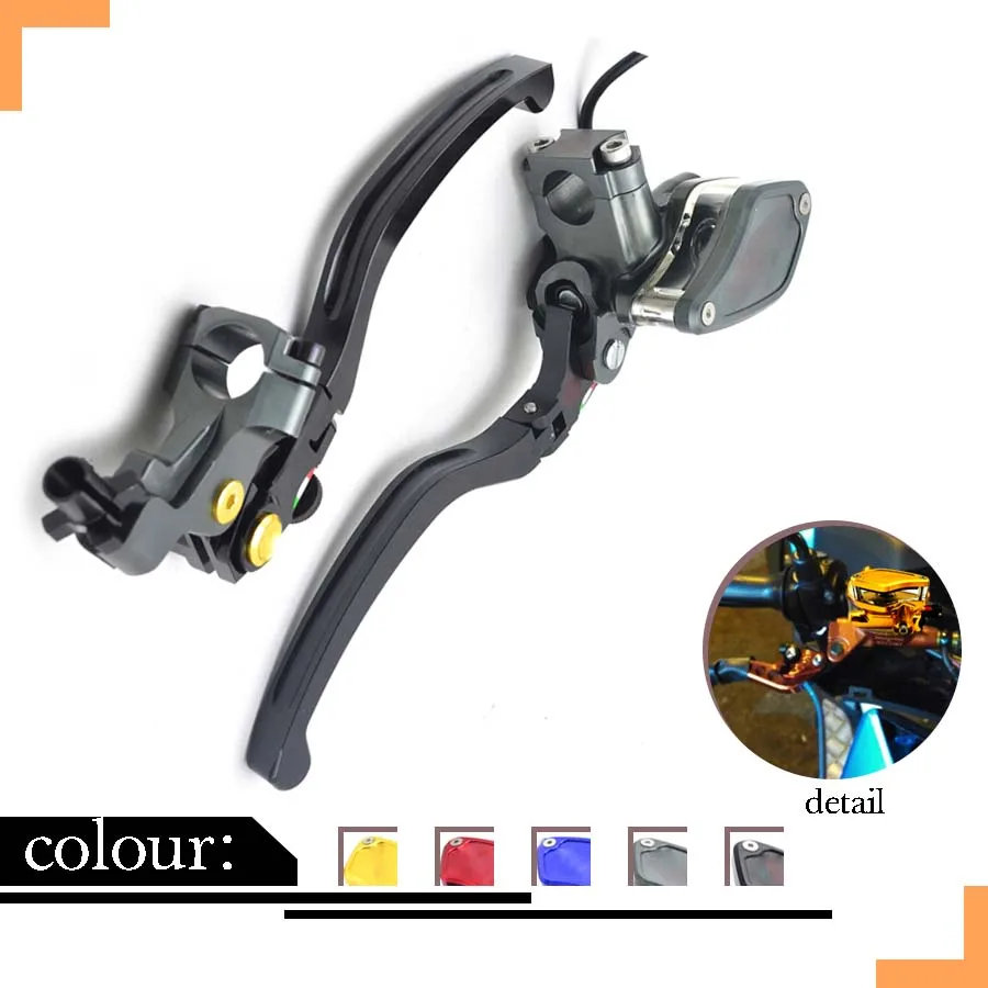 

Black RIGHT 7/8" 22mm Motorcycle Front Brake Clutch Master Cylinder Motorbike for BMW F800 GS 2008-2014 F800R 2009-2014 F800S 20