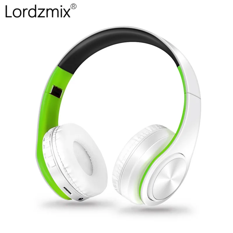 

Wireless Bluetooth Earphones Headset Stereo Headphones Earphones with Microphone /TF Card for Mobile Phone Music lordzmix