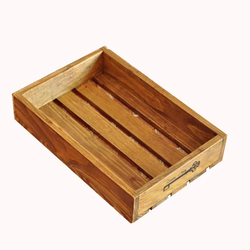 

Home Decor Storage Boxes Bins Sundries Household Tray Wood Openwork Storage Box Wooden Boxes Decorative Storage Racks