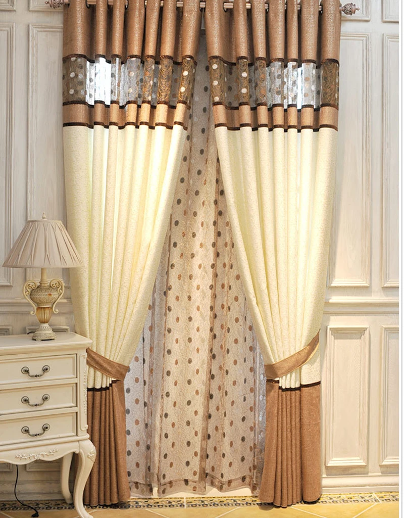 Роскошные занавески s для спальни гнездо дизайн занавески s для спальни гостиной бесконечная прострочка прозрачная оконная штора шторы P221D2