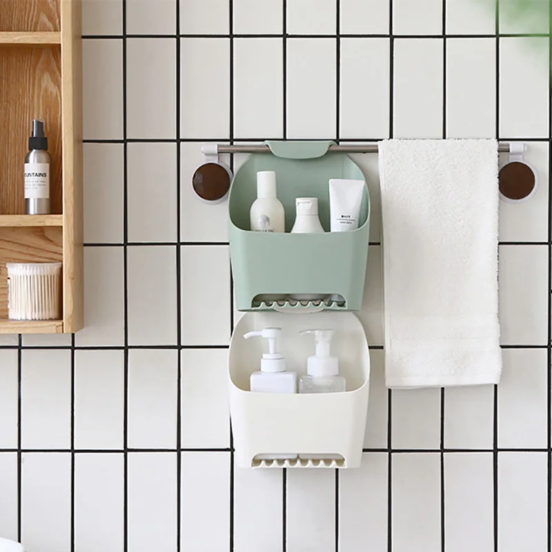 Portable Bath Basket Hanging Drain Kitchen Storage Tool Sink Holder