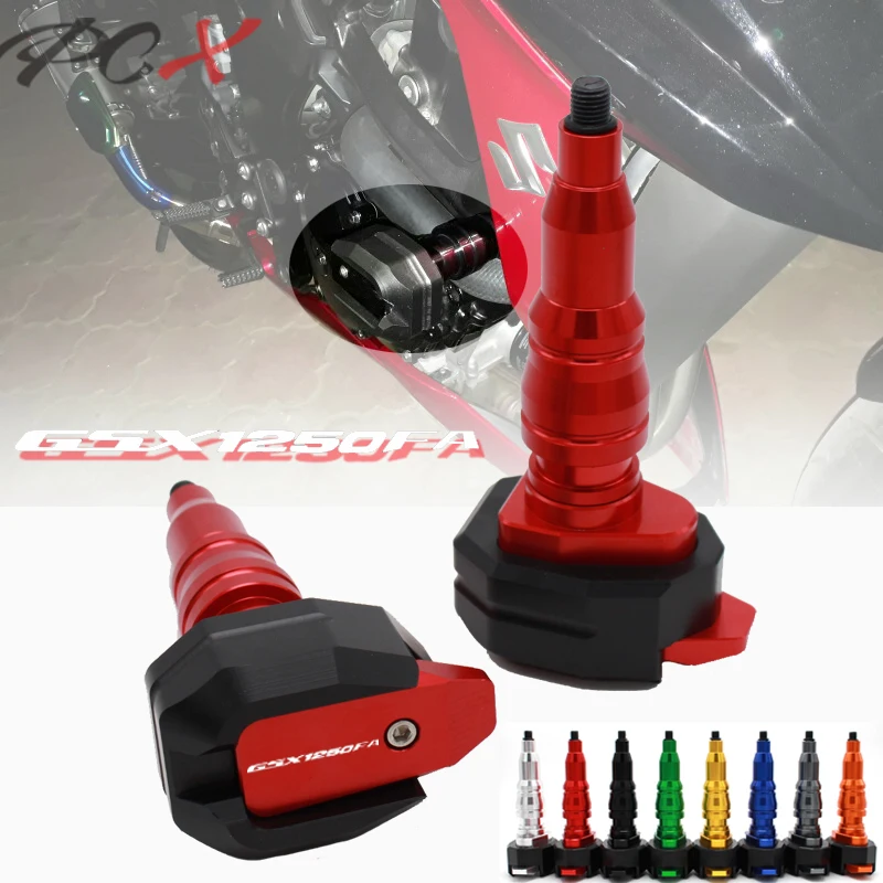 Слайдеры рамы защита от ударов для SUZUKI GSF 1250 FA GSF1250FA 2010-2016 BANDIT шпульки мотоциклов