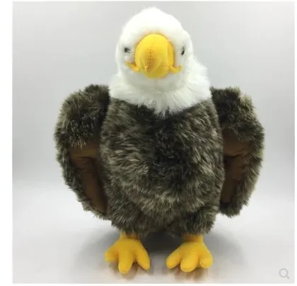 

Simulation good quality 38cm cute eagle doll soft plush toy home decoration birthday gift