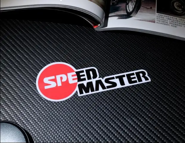 1pcs Speed master stickers reflective motor race decals