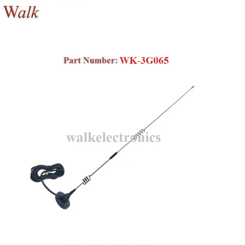 

590mm length 15dBi magnetic mount gsm 3g whip aerial high gain multi band gprs 2g 3g helical car antenna