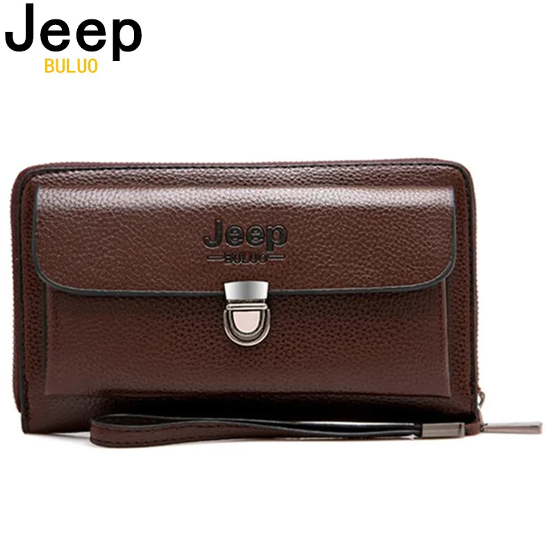 JEEPBULUO фирменные мужские кошельки Новый Повседневный кошелек унисекс клатч