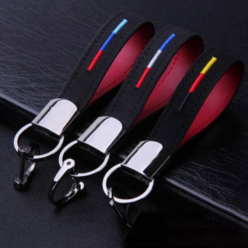 

Italy Germany national flag key chain alloy auto accessories Car key chain leather key holder keychain for Mercedes BMW