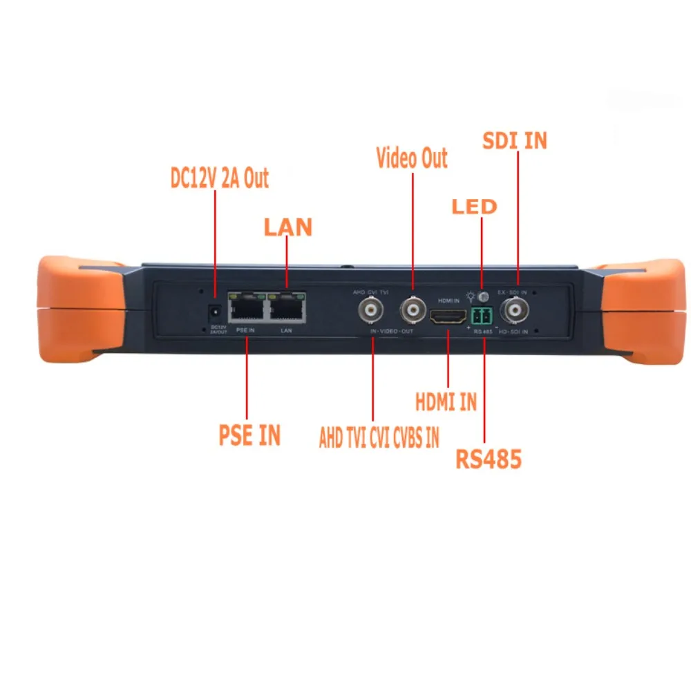 2018 новейшие CCTV мониторы тестера X9 8 дюймов H.265 4K IP камера тестер 8MP TVI CVI 5MP AHD SDI CVBS с