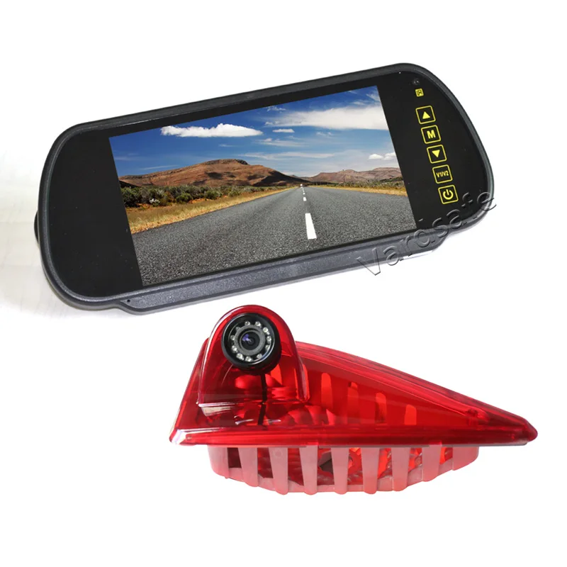 

Vardsafe | Brake Light Reversing Camera + 7 Inch Clip-on Mirror Monitor for Renault Master / Opel Vauxhall Movano (2010-2019)