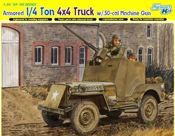 

Dragon model 6714 1/35 scale Armored 1/4 Ton 4x4 Truck w/.50-cal Machine Gun