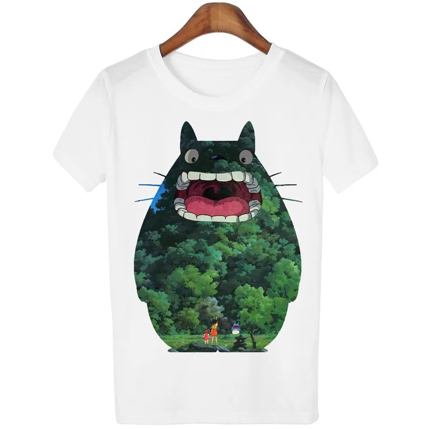 YEMUSEED nuevo Totoro, camiseta de las mujeres de dibujos animados 3D Casual Harajuku camisetas Blusa Plus tamaño O cuello camiseta camisetas WMT61 YEMUSEED nuevo Totoro, camiseta de las mujeres de dibujos animados 3D Casual Harajuku camisetas Blusa Plus tamaño O cuello camiseta camisetas WMT61