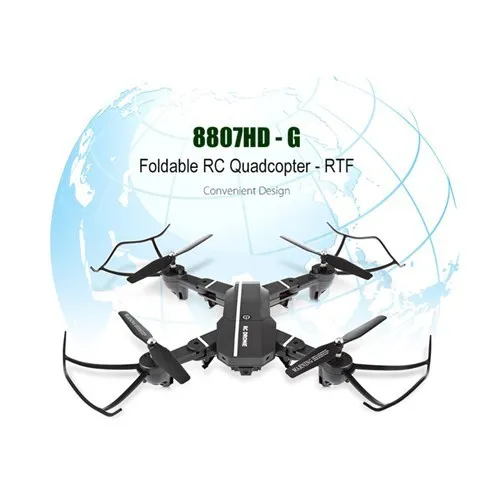 

8807HD-G 8807W Foldable RC Quadcopter Mini Drone RC Helicopter RTF WiFi FPV With HD Camera Voice Control/G-sensor Mode VS XS809W