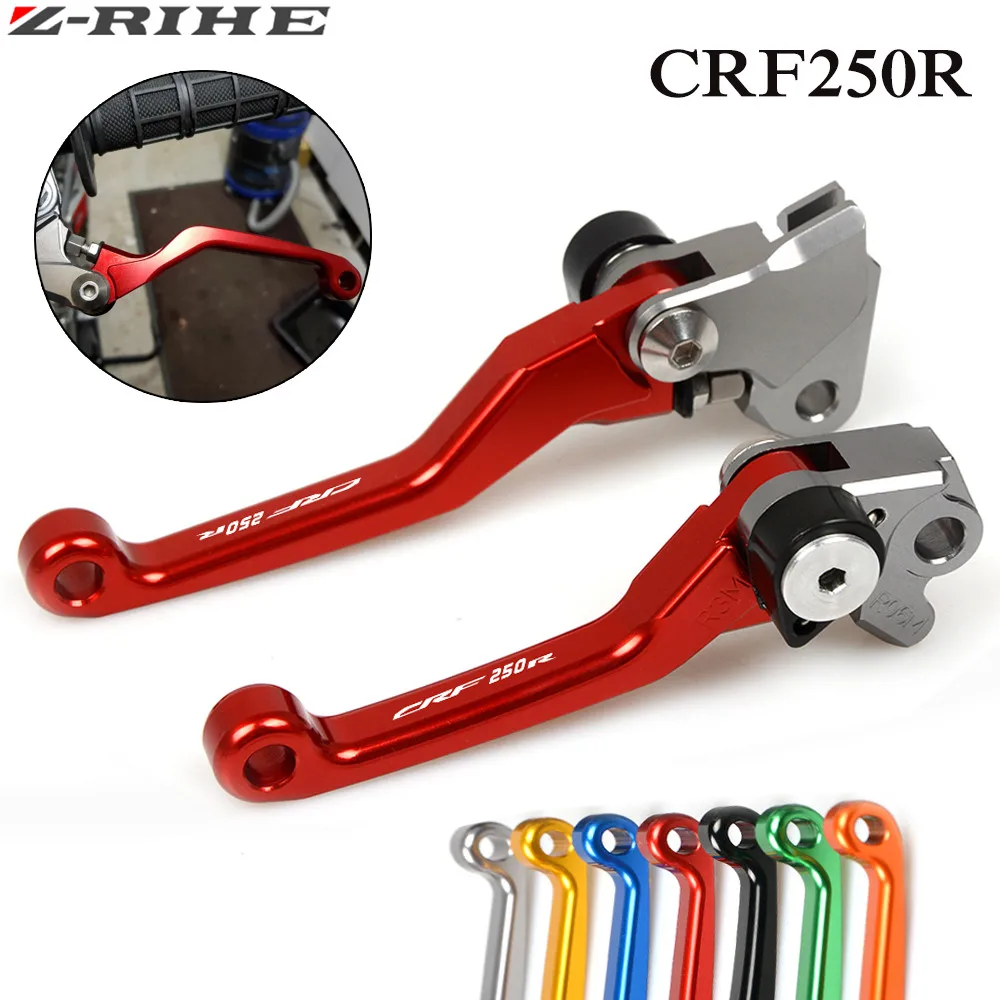 Red Cnc Pivot Brake Clutch Levers For Honda Crf250r Crf450r Crf 250r