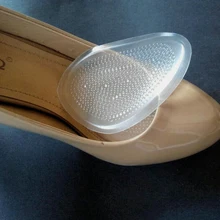 Хорошая, силиконовая стелька для стопы, стелька для обуви, уменьшает трение и боль, женские половинчатые накладки, противоскользящие массажные подушечки для ухода за ногами