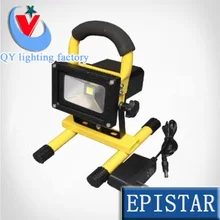 10 Вт 20 Вт Светодиодный прожектор на аккумуляторах Светодиодный прожектор наружная лампа освещение 85-265 в теплый/белый светодиодный прожектор