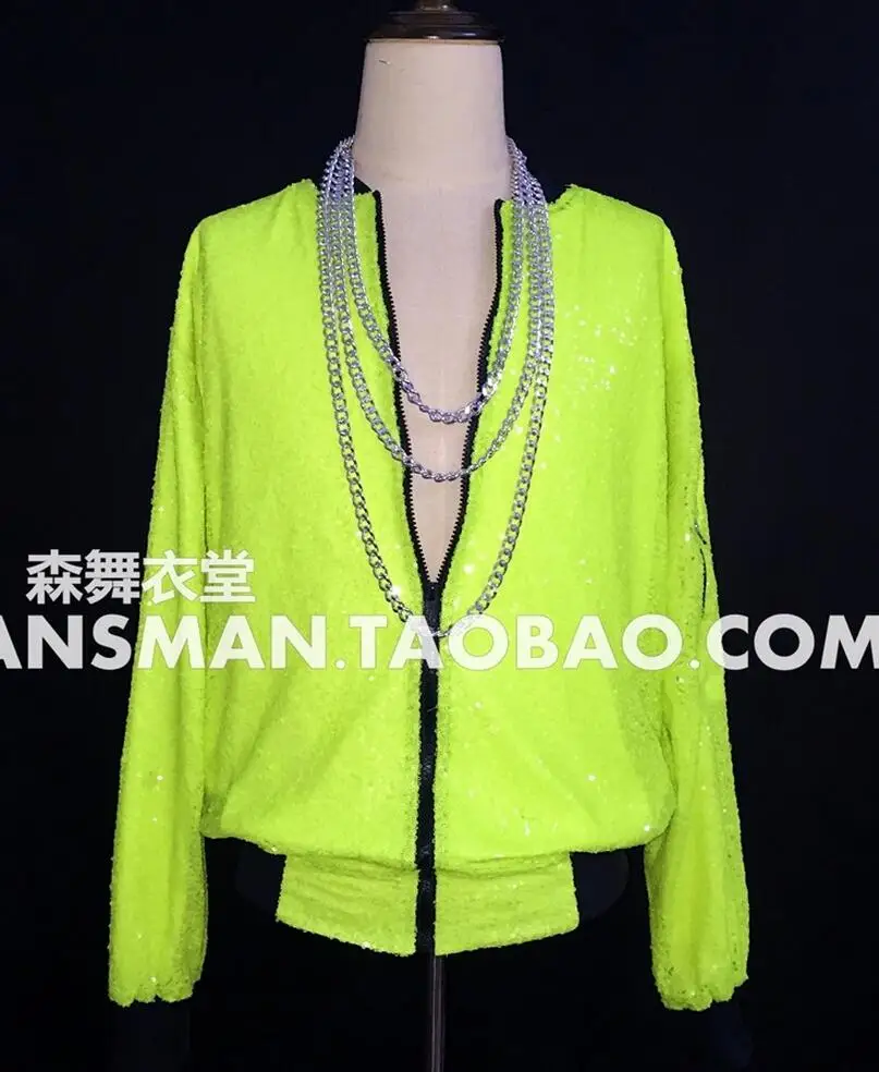 #Special Offers S-5xl! 2020 Новая Мужская модная флуоресцентная зеленая бейсбольная куртка с блестками, костюм, пальто, Мужская одежда для певиц #Special Offers S-5xl! 2020 Новая Мужская модная флуоресцентная зеленая бейсбольная куртка с блестками, костюм, пальто, Мужская одежда для певиц