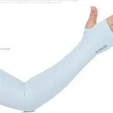 1 пара охлаждающий руку рукава для бега Велоспорт Баскетбол, для защиты от солнца рычаг Крышка спортивные нарукавники чехол для защиты от УФ перчатки