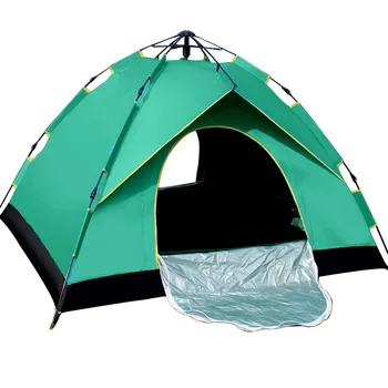 

3-4-Person Outdoor Camping Tent Family Lightweight Quick Automatic Openning Tent Waterproof Portable Beach Travel Tents AA12037