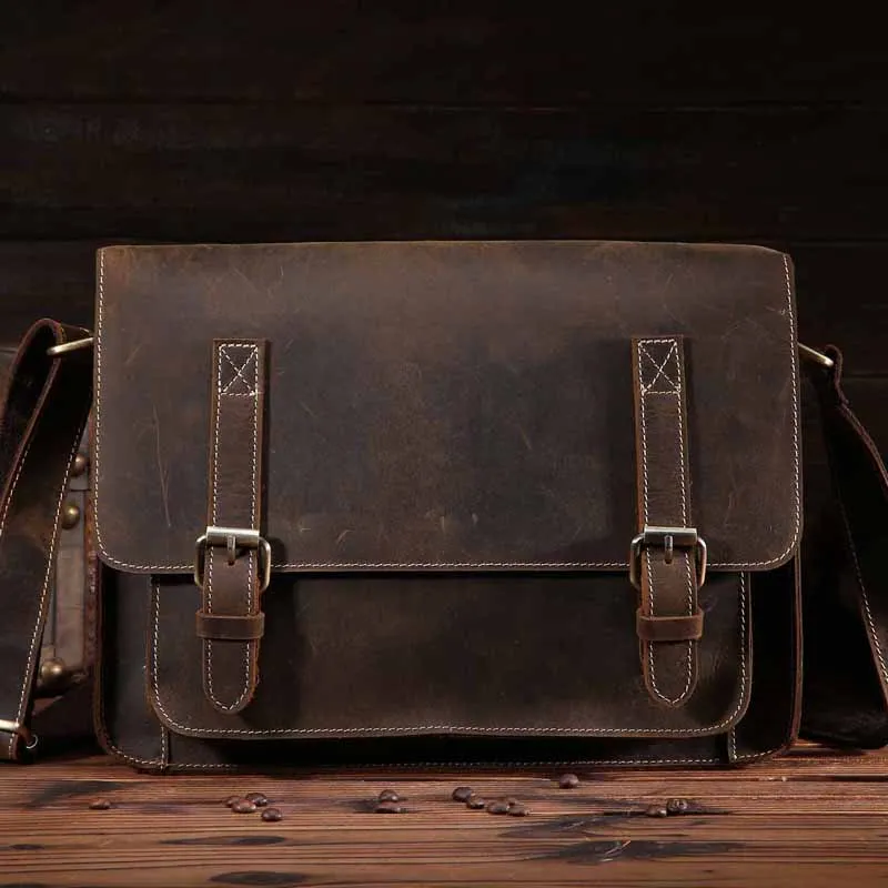 

Men Handbag Genuine Leather Birfecase Briefcase Shoulder Crossbody Bags Fashion Mochila Male Messenger Bolsos Business Travel