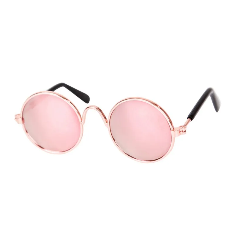 Милые очки для домашних животных, кошек, собак, крутые личностные очки, забавные очки для защиты глаз Тедди, украшения для головы, товары для кошек - Цвет: Розовый