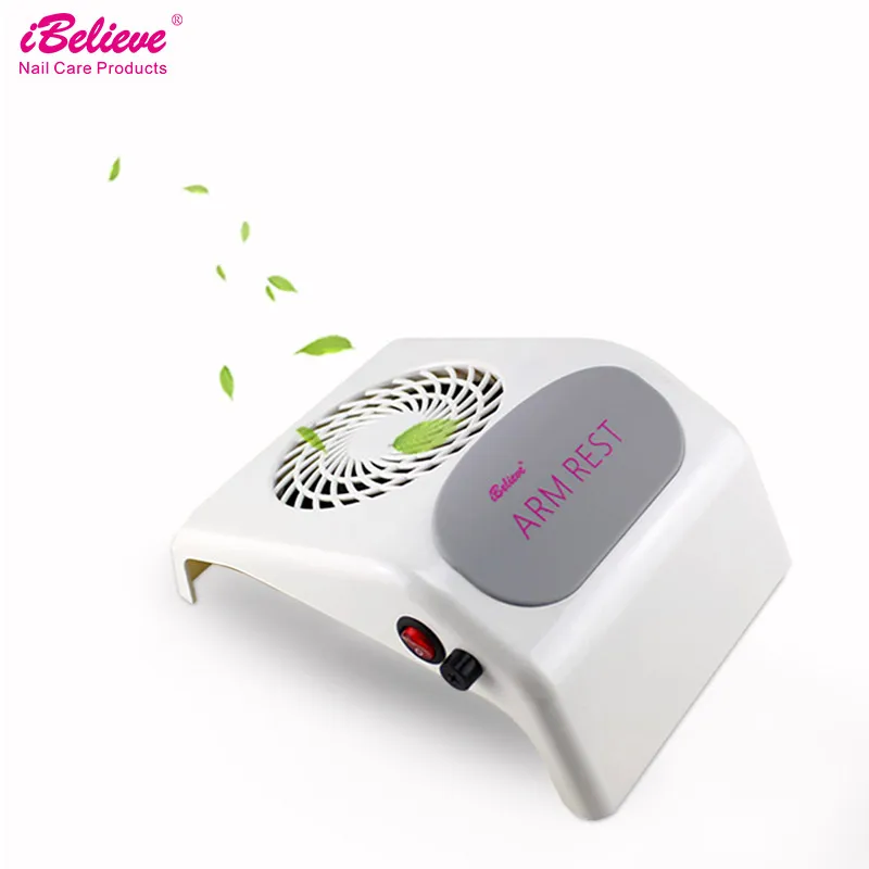 

iBelieve Nail Dust Collector 2700RPM Table Nail Dust Suction Art Manicure Machine Dust Collector Fingernail Cleaner Fan