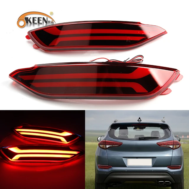 DUEYUU Rücklicht Für Hyundai Tucson 2015-2018 | Linke Heckleuchte Mit Parkwarner & Nebellicht | Einfacher Einbau