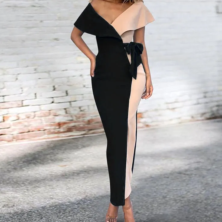 Vintage Patchwork A-line Maxi Dress Casual Women Vestidos Sexy V Neck Dresses Woman Party Night Plus Size 3XL Dresses Vintage Patchwork A-line Maxi Dress Casual Women Vestidos Sexy V Neck Dresses Woman Party Night Plus Size 3XL Dresses