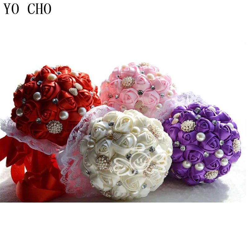 Wholesale Artificial Rhinestone Bridal Bouquets Crystal Jewelry