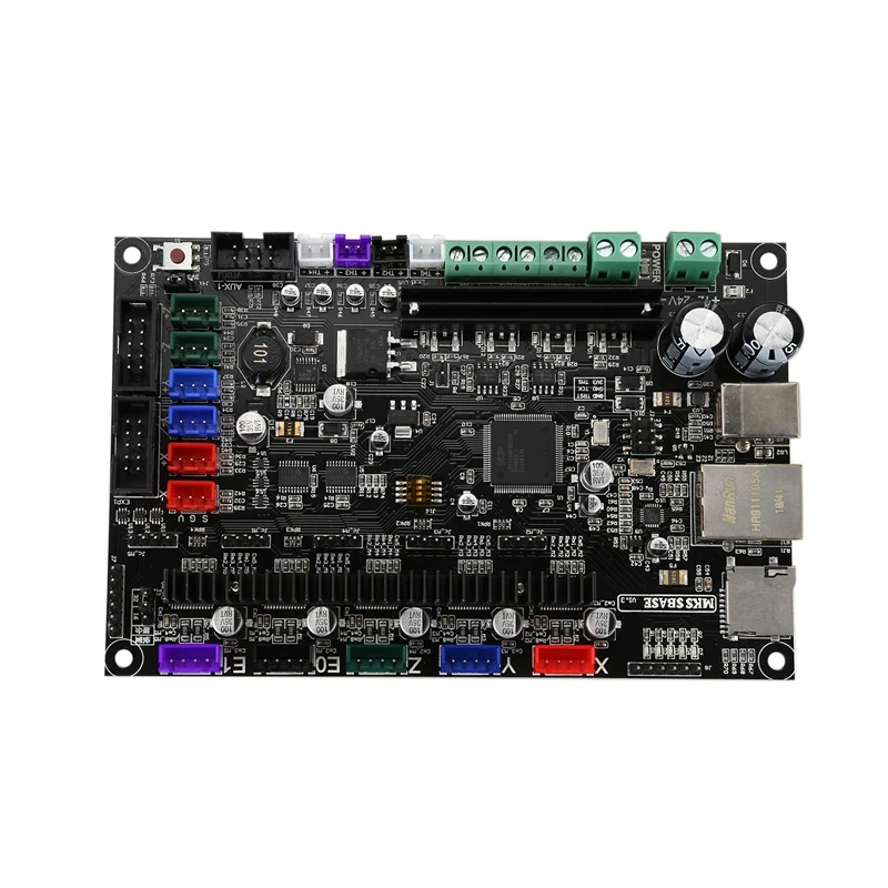 MKS SBASE V1.3 3d принтер плата управления, 32 бит Arm платформа Гладкий открытый источник MCU-LPC1768, совместимый с Smoothieware
