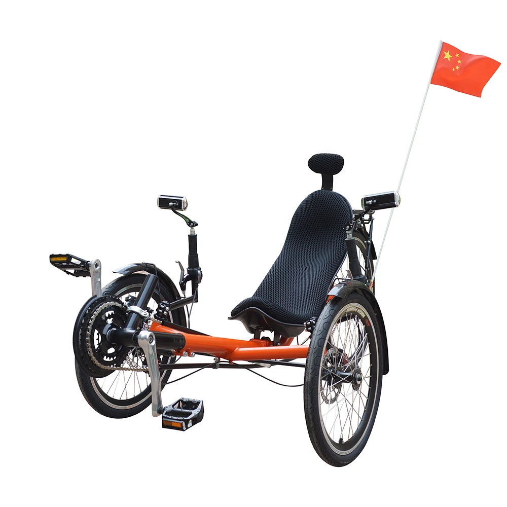 Складные Лежачие Трехколесные двойные передние колеса M010 для продажи|recumbent