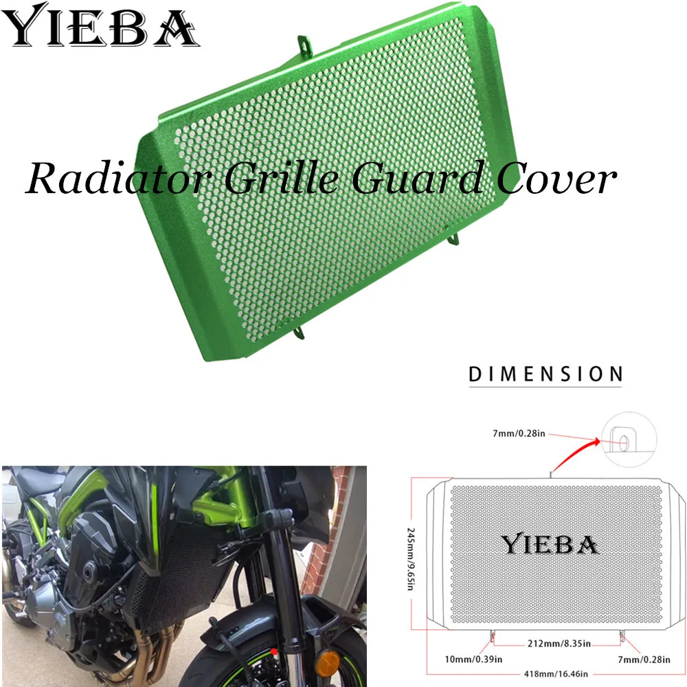 

For KAWASAKI ninja 1000 2010-2018 versy 1000 (2007-2018) Motorcycle Radiator Grille Guard Cover Protection Engine Grille Cover