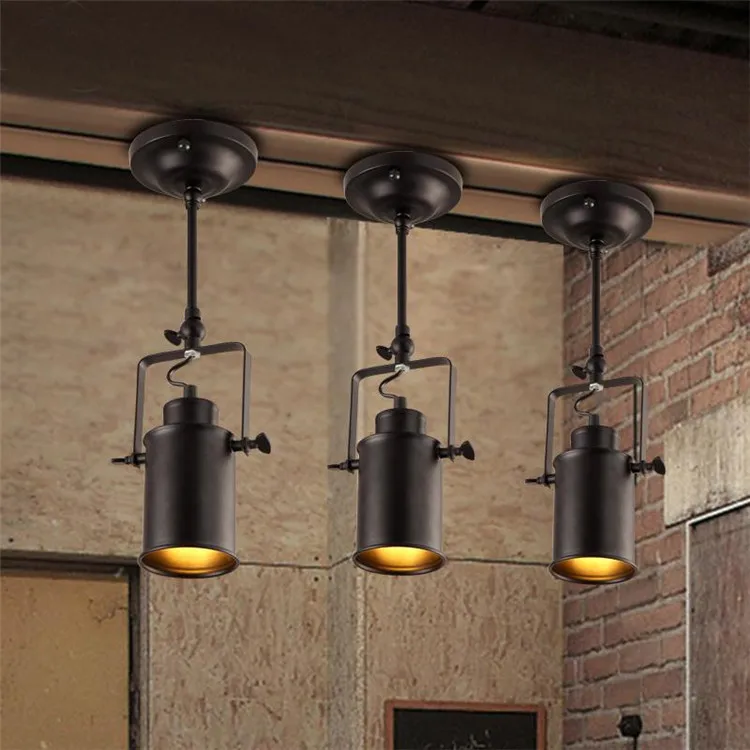  Vintage Iron Ceiling Light Loft Lamps for Home Decor Dinning Room Light Fixture Sconce Industrial Edison Lighting E27 Socket (2)