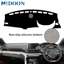 MIDOON для peugeot 3008, чехлы для стайлинга автомобилей, коврик для приборной панели, солнцезащитный козырек, крышка для приборной панели, ковер RHD